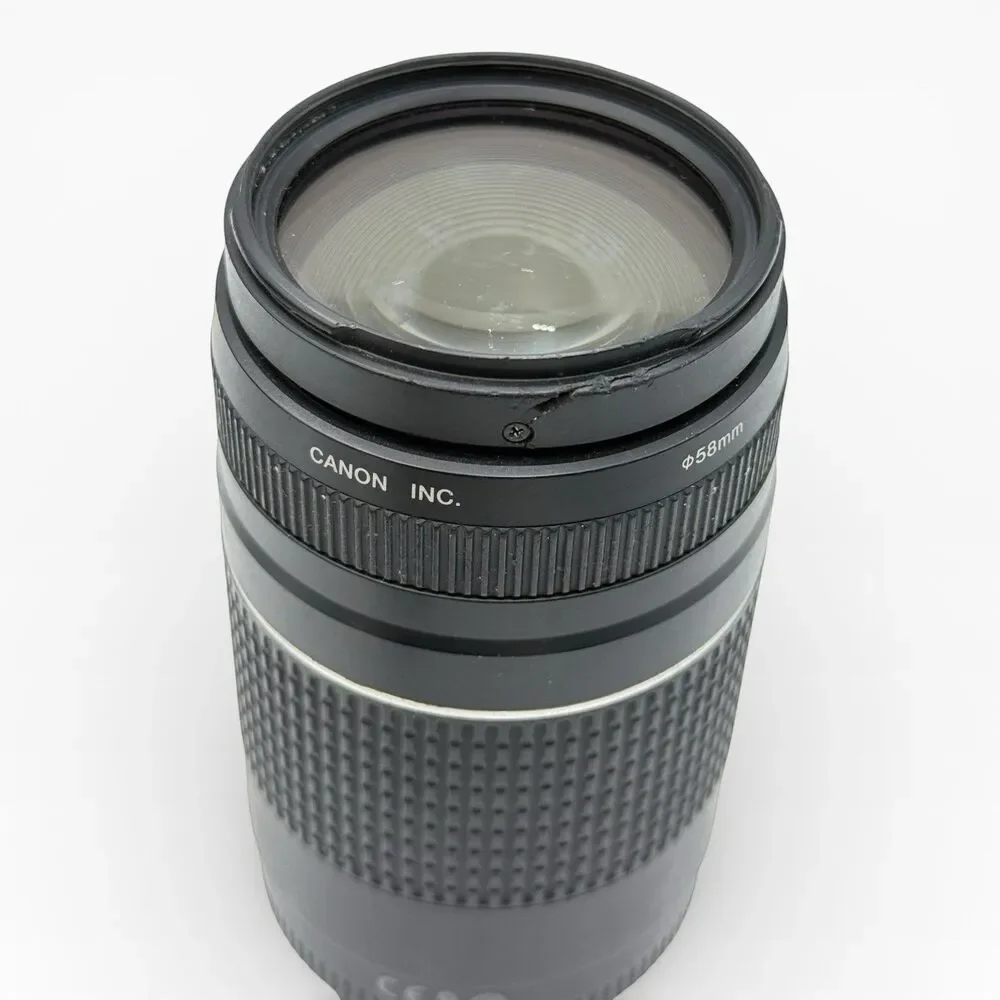 Canon EOS Rebel T5 18MP Digital SLR Camera EFS 18-55mm 75-300mm Lenses Extra